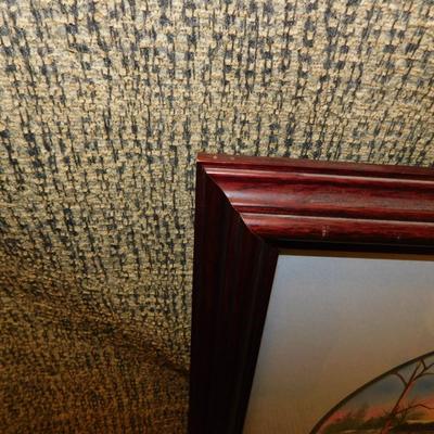 Framed & Matted Lisa Geiman 1993 Signed Print 46/800 19.5”x17.5”
