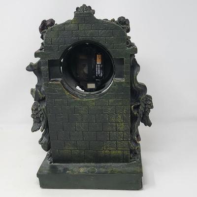 Modern Resin Cherub Mantle Clock