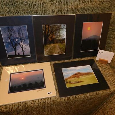 Lot of 5 Local Artist Allen Litten Photographs