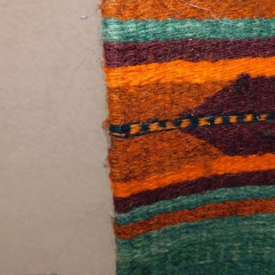 Beautiful Wool Southwestern Table Runner 80"x16"
