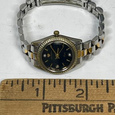 Vintage Jules Jurgensen Watch Women Gold and Silver Tone