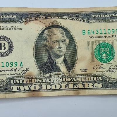 1976 $2 Bill - New York