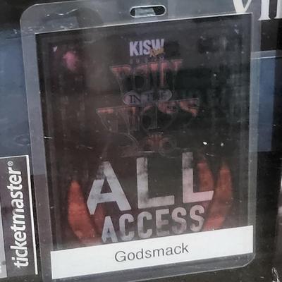 Autographed Godsmack Framed Rock Memoribilia