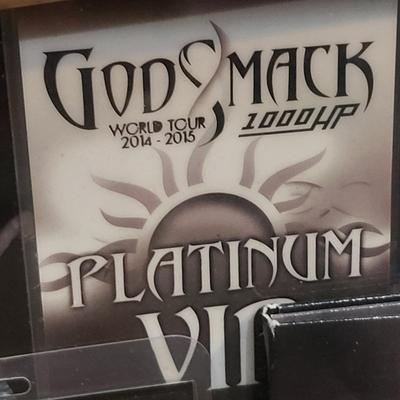 Autographed Godsmack Framed Rock Memoribilia