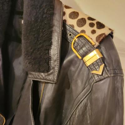 1980's Women's Begedor leather Jacket Italy