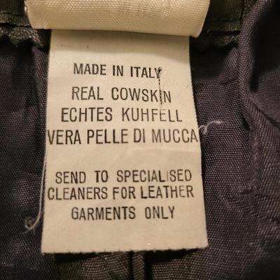 1980's Women's Begedor leather Jacket Italy