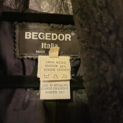 1980's Women's Begedor leather Jacket Italy