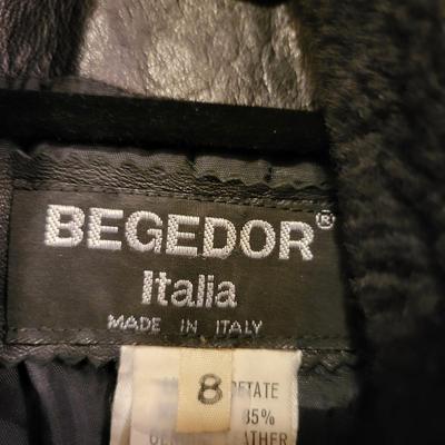 1980's Women's Begedor leather Jacket Italy