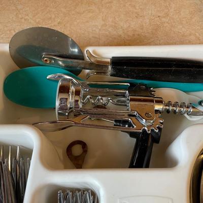 MISCELLANEOUS KNIVES FORKS AND SPOONS