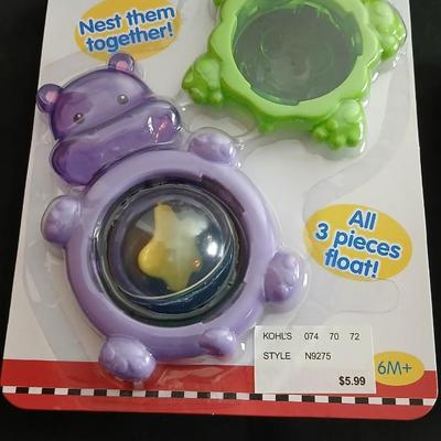 Brand new baby gifts - Addison personalized sippy cup - Hallmark Keepsake ornament- Rattles and more