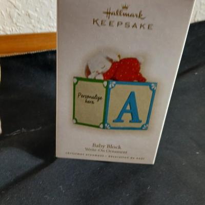 Brand new baby gifts - Addison personalized sippy cup - Hallmark Keepsake ornament- Rattles and more