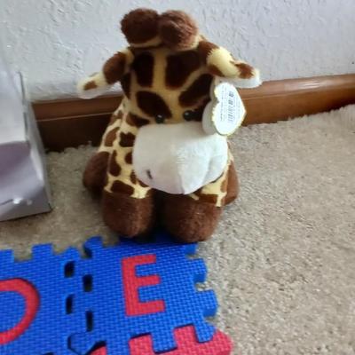 Foam Alphabet & numbers, Coloring book with markers, new picture frames and other toys