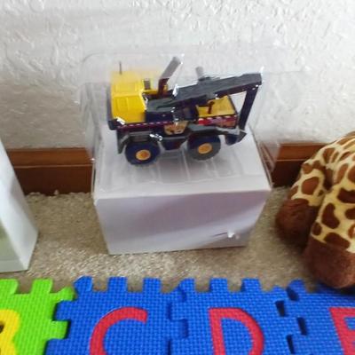 Foam Alphabet & numbers, Coloring book with markers, new picture frames and other toys