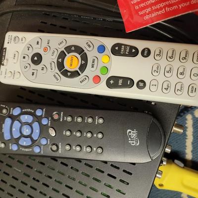 2 dish network, 1 direct TV receivers all with remotes