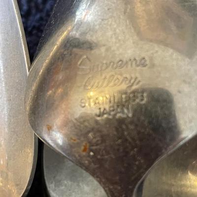VINTAGE SUPREME STAINLESS FLATWARE JAPAN
