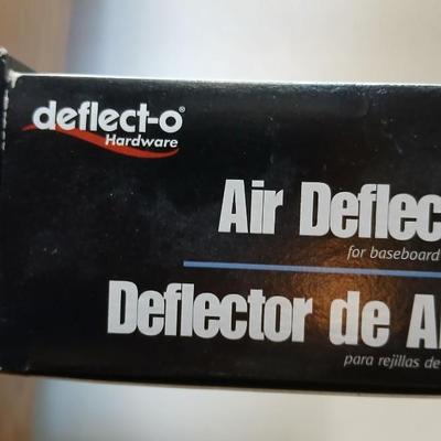 Two brand new Deflect-o Air Deflectors for vents and a 6" clip on fan