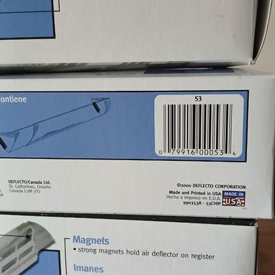 Three brand new Deflect-o Air Deflector for household floor vents