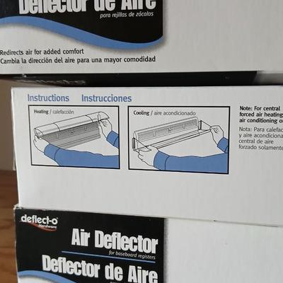 Three brand new Deflect-o Air Deflector for household floor vents