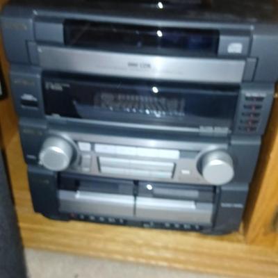 Aiwa Stereo system with record player - dual cassette - CD and Tuner
