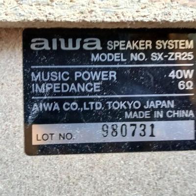 Aiwa Stereo system with record player - dual cassette - CD and Tuner