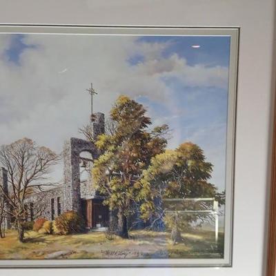 Numbered and signed framed Artwork Fall Glory Print by Gary P Miller