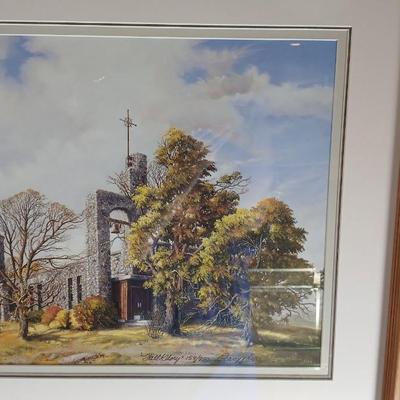 Numbered and signed framed Artwork Fall Glory Print by Gary P Miller