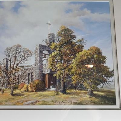 Numbered and signed framed Artwork Fall Glory Print by Gary P Miller