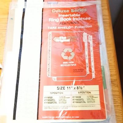 Office supplies - Hanging file folders, and more