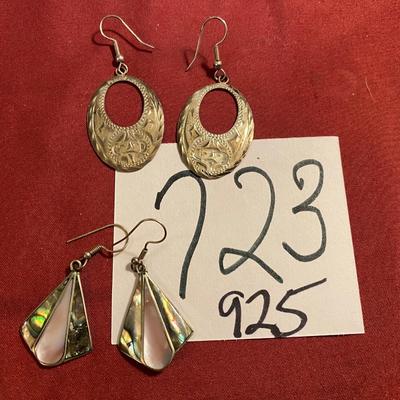 Sterling Silver Pierced Earrings