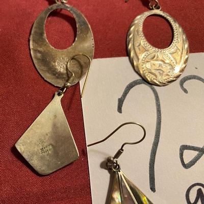Sterling Silver Pierced Earrings