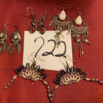 Pierced Earring Lot