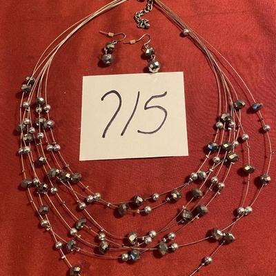 Necklace and Earrings