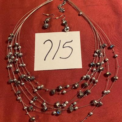 Necklace and Earrings