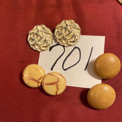Vintage Clip on Earrings