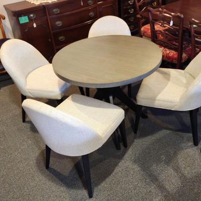 Ethan Allen MCM Style "Hazelton Modern" Table 4 chairs