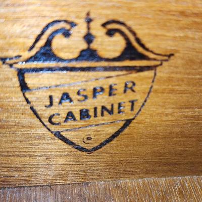 Jasper Furniture Secretary Burled Mahogany