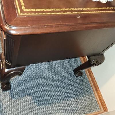 Hekman Leather Top Executive Desk