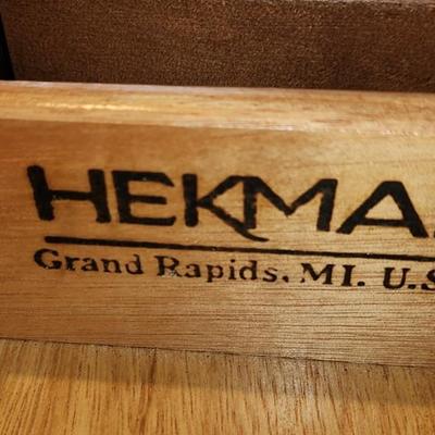 Hekman Leather Top Executive Desk