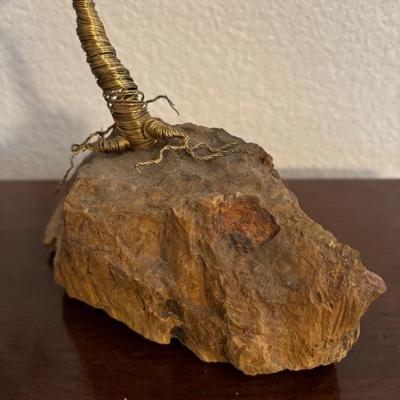 Lot 47 - Turquoise and Copper Tree of Life