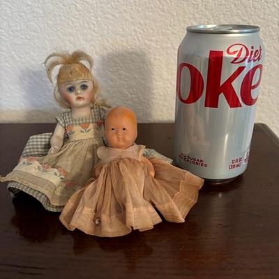 Lot 46 - Small Antique Dolls