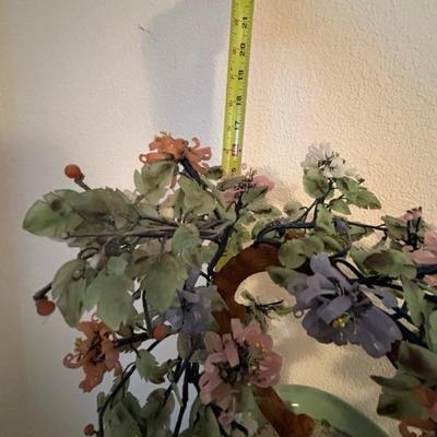 Lot 44 - Large Jade Flower in a Pot