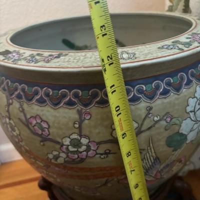 Lot 113 - Large Asian Fish Pot Planter