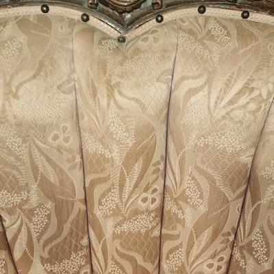 French Style Antique Side Chair; Ornate carvings.