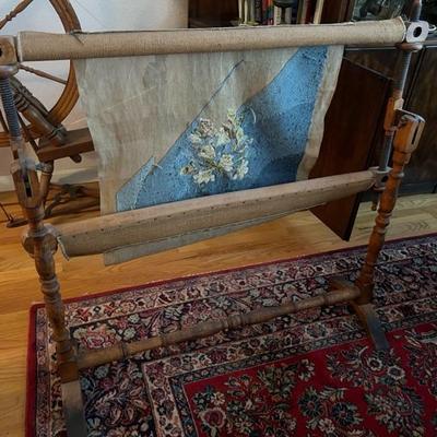 Lot 115 - Wood Needlepoint Frame