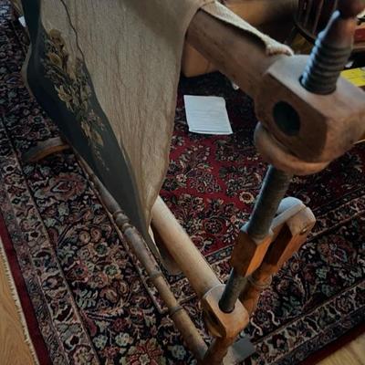 Lot 115 - Wood Needlepoint Frame