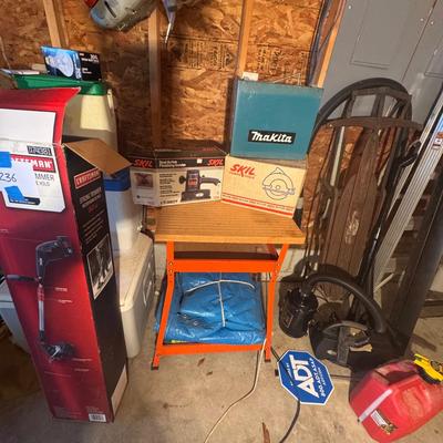 237 Power Tool LOT with Worktable