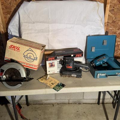 237 Power Tool LOT with Worktable