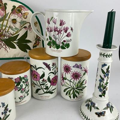 149 Large Portmeirion Canister Pottery Set and more