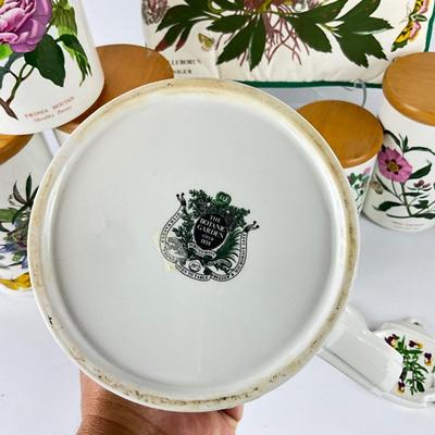 149 Large Portmeirion Canister Pottery Set and more