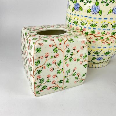 150 Handpainted Bathroom Set by KRC